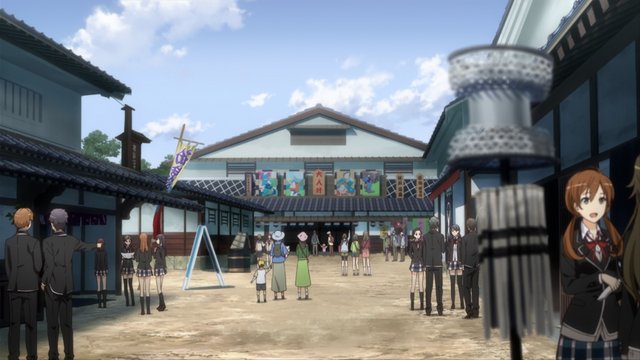 Streets of a period drama theme park